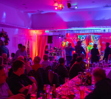 Guests enjoying live music and dining at Louis Fitzgerald Hotel in Dublin.
